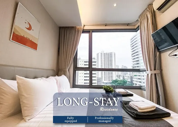 アパート Urban High-rise - Ultra Fast Wifi - Bts Phrom Phong